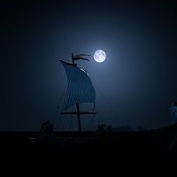 Sailing by moonlight